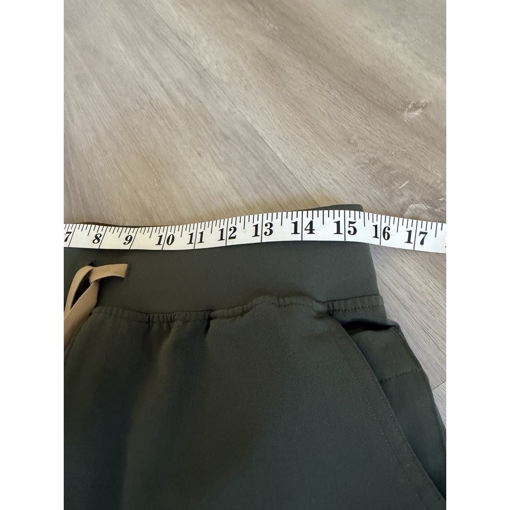 FIGS Yola High Rise Scrub Pants L Moss Healthcare Worker Apparel Medical Dental - Picture 15 of 16